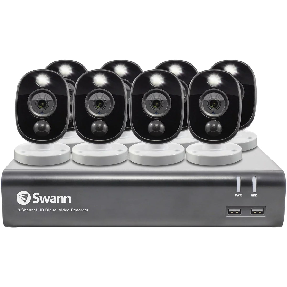 Swann -845808WL- 1080p Full  Surveillance System Kit with 8-Channel 1   and Eight 1080p Cameras