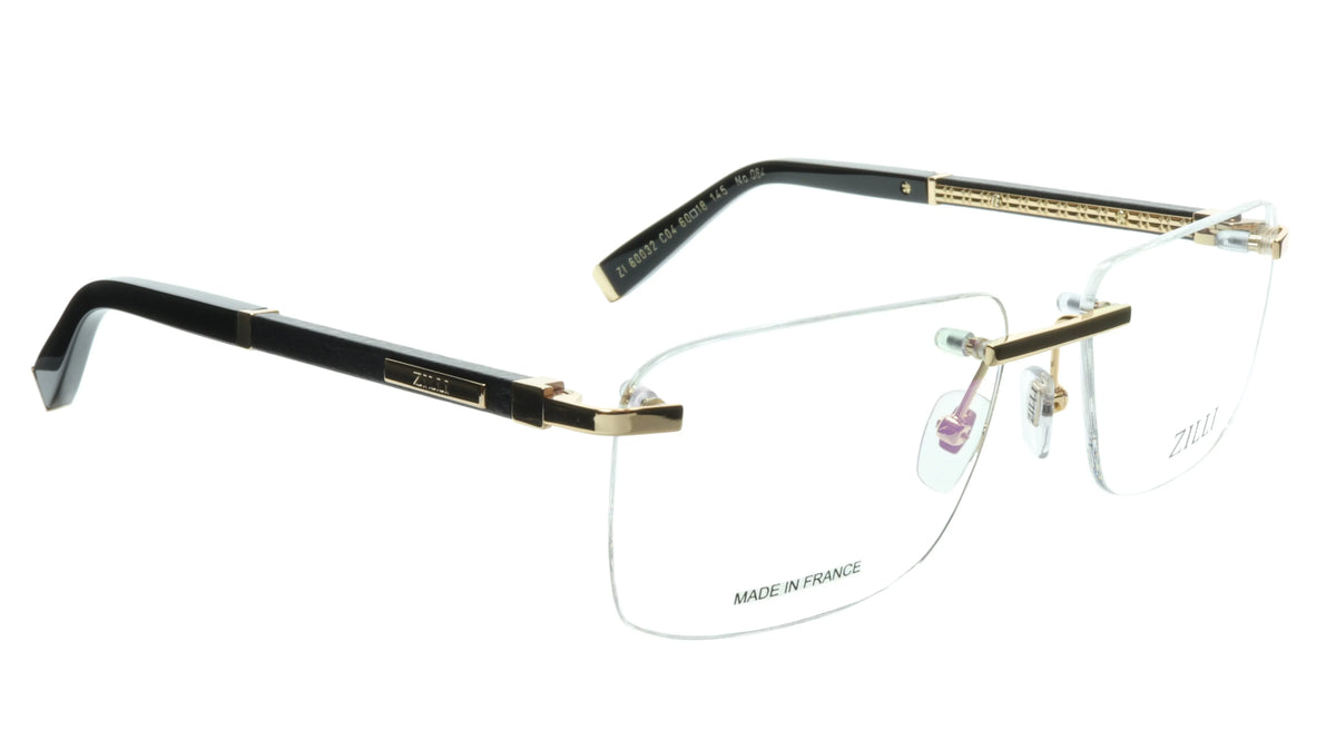 Rimless Eyewear Made with Real Leather and High Quality Titanium
