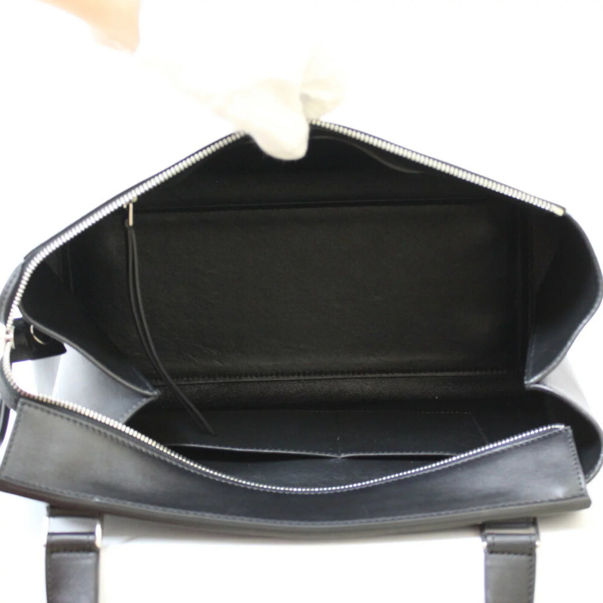Pre-Owned  Celine Handbag Edge Overseas Large Black Yellow Women's Leather (Fair)
