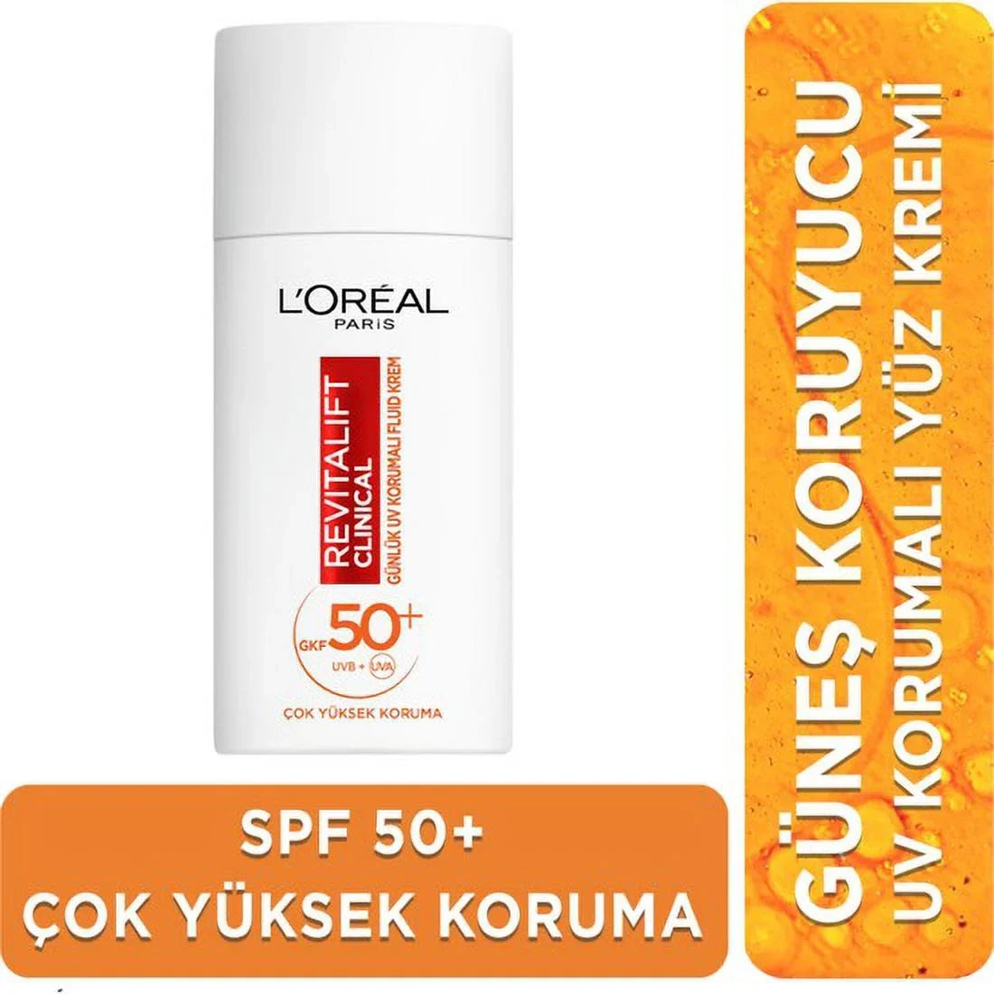 L'Oréal Paris Revitalift Clinical  50+ Daily High  Protected Facial Sun Cream 50ml