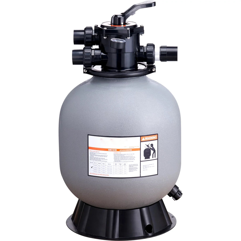 Swimming Pool Sand Filter 19" Above Inground Sand Filter with 7-Way Valve