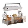 Hvacstar Grill Utensil Caddy - Organize  Tools, Condiments, Paper Towels, and Cleaning Supplies - Caddy for Outdoor Picnics, Backyard BBQs, Kitchens, Garages