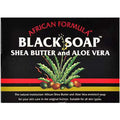 Madina African Black Soap Shea Butter and Aloe Vera, 3.5 oz (Pack of 12)