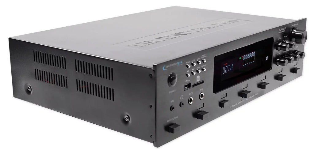 Technical Pro 6000w 6) Zone, Home Theater Bluetooth Receiver+12) 8" Speakers+