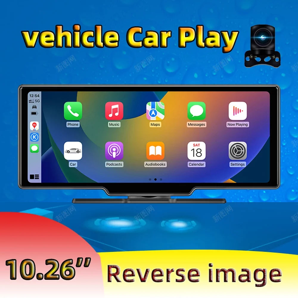 Nebublu Car Console,Car Rearview  Car 10.26in Car Video Car Auto Rearview Camera  Nebublu Arealer Auto Camera Car