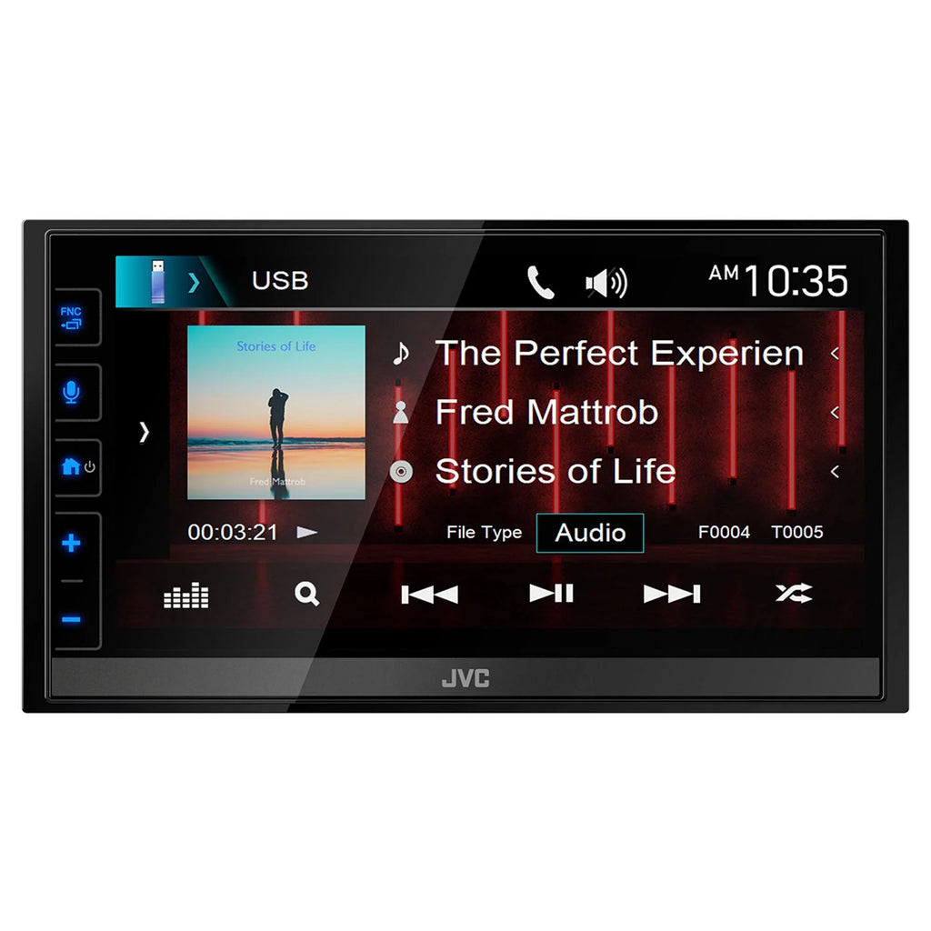 '-M780BT 6.8" Digital Media Receiver, Compatible With Apple CarPlay / Android Auto with SXV300v1 Sat Radio Tuner and Steering Wheel Interface