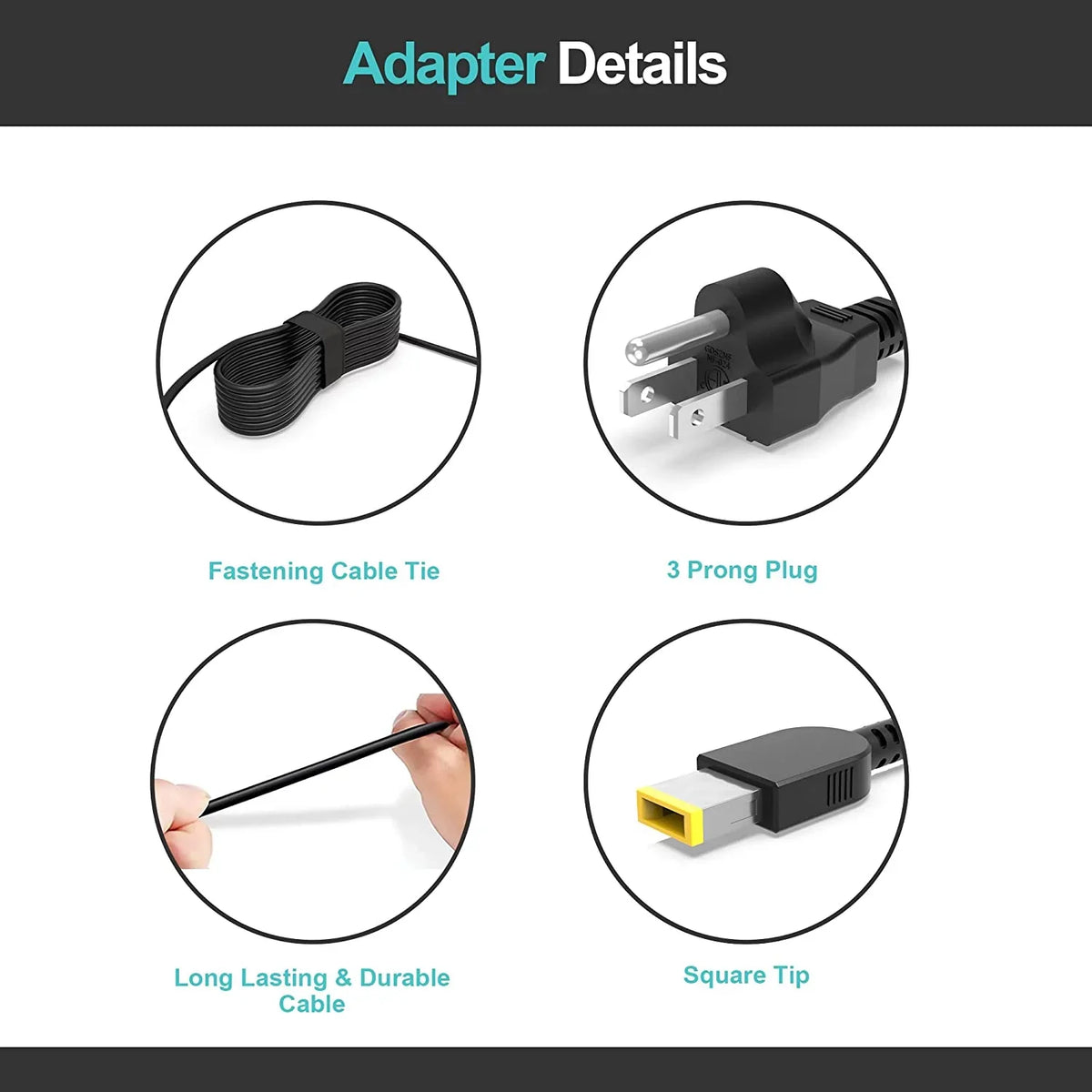 230W  Charger for Lenovo Legion 5 7 5P C7 S7 Y540 Y545 ADL230NDC3A 20V 11.5A Adapter