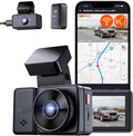 Vantrue E2 Dual 2.5K Front and Rear Dash Cam with 5G WiFi,  & Voice Control, 1944P+1944P Car Camera, 24hrs Buffered Parking Mode, Enhanced Night Vision, Motion Detection, Capacitor, Support 512GB