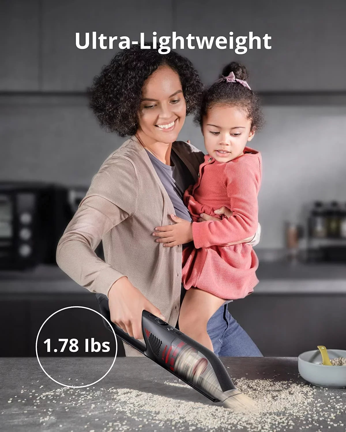 Anker eufy HomeVac H30 Venture, Cordless Car Vacuum, 80AW, 16kPa, Strong Suction Power, Handheld Vacuum Cleaner