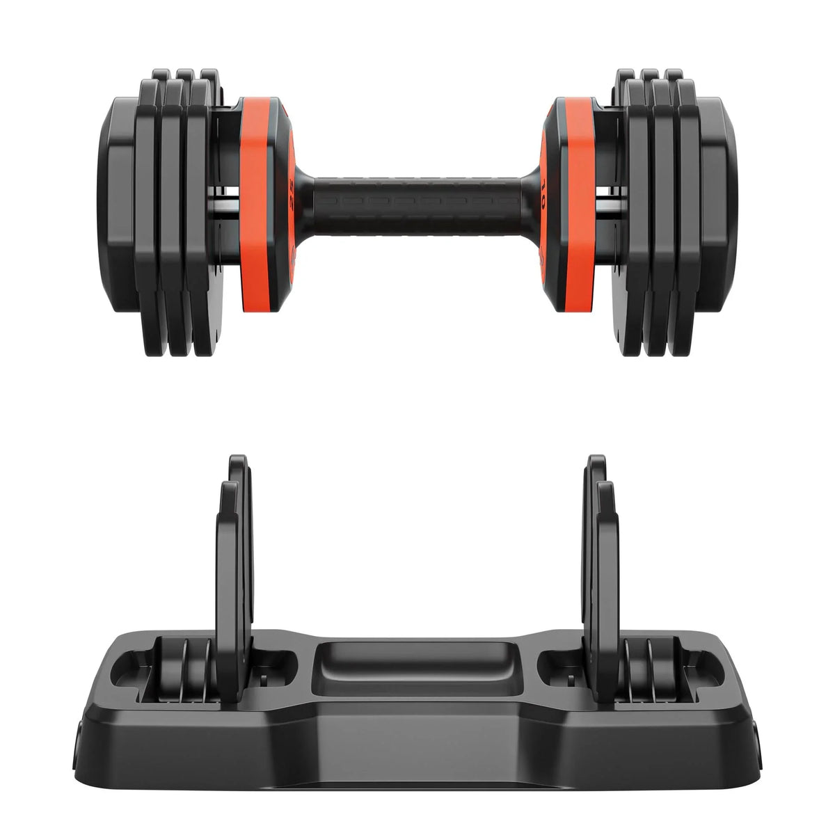 Seizeen Dumbbells, 5-In-1 Adjustable Dumbbells Set, Free Weights Dumbbells 5-25 Pound for Man Woman Home Gym Workouts, Single