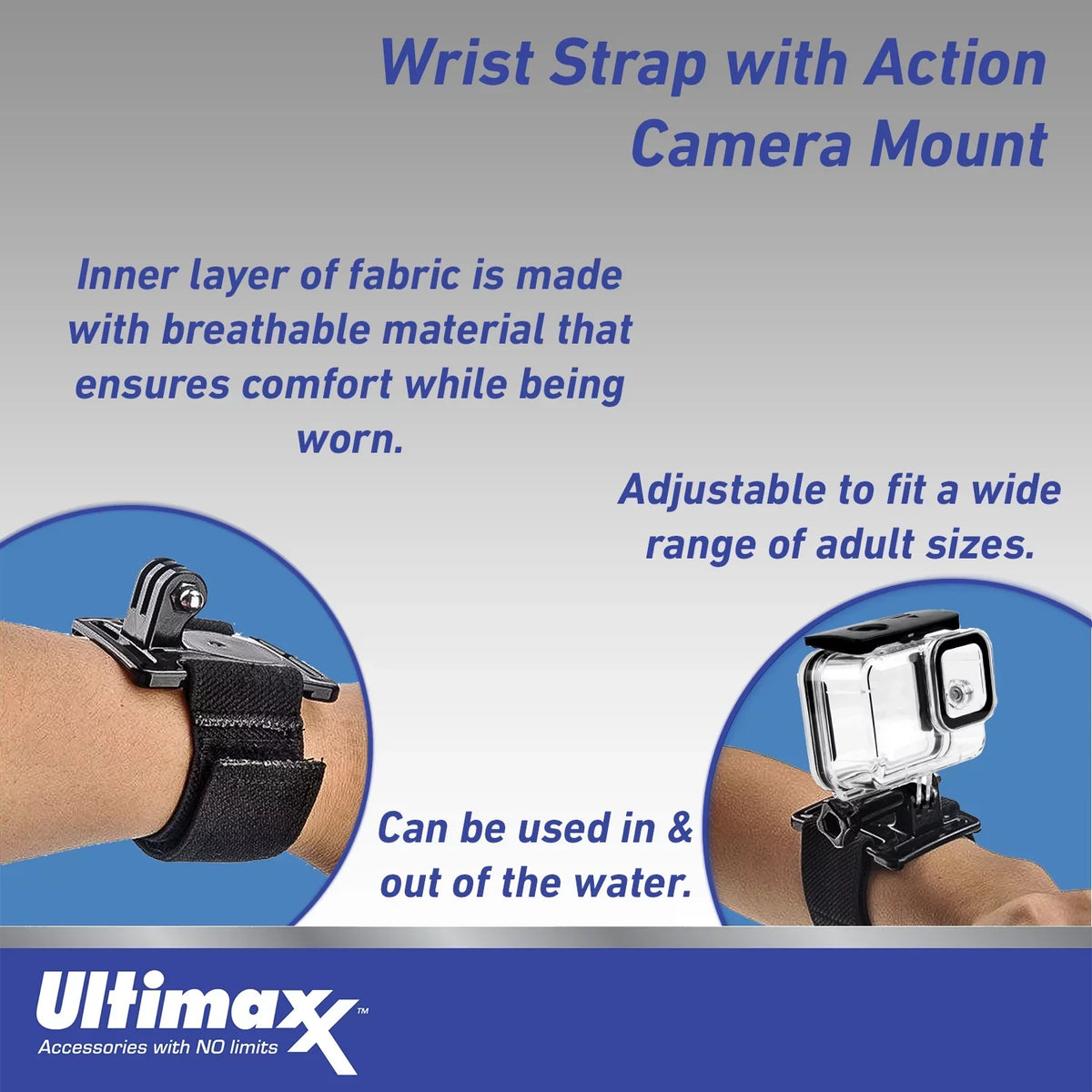 Ultimaxx Essential Accessory Kit for Action Cameras - Includes: Chest Mount, Head Mount, Selfie-Stick & More for Most Action Cameras