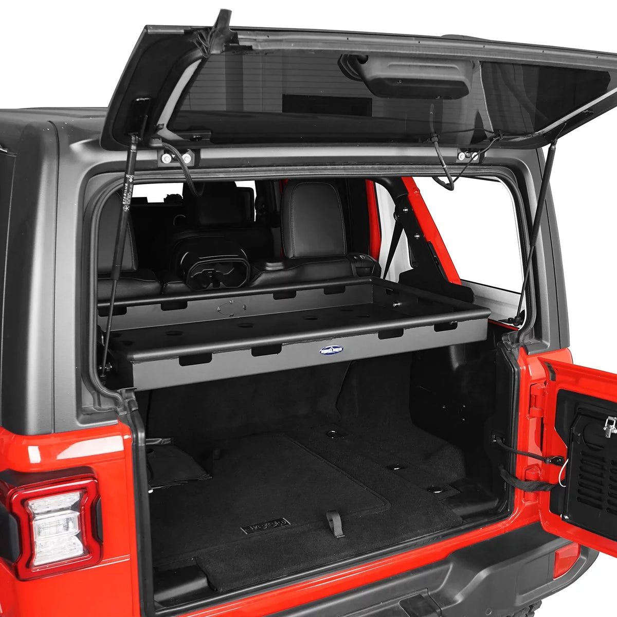 Hooke Road Cargo Carrier for Hard Top Steel Interior fits Jeep Wrangler  2018-2023