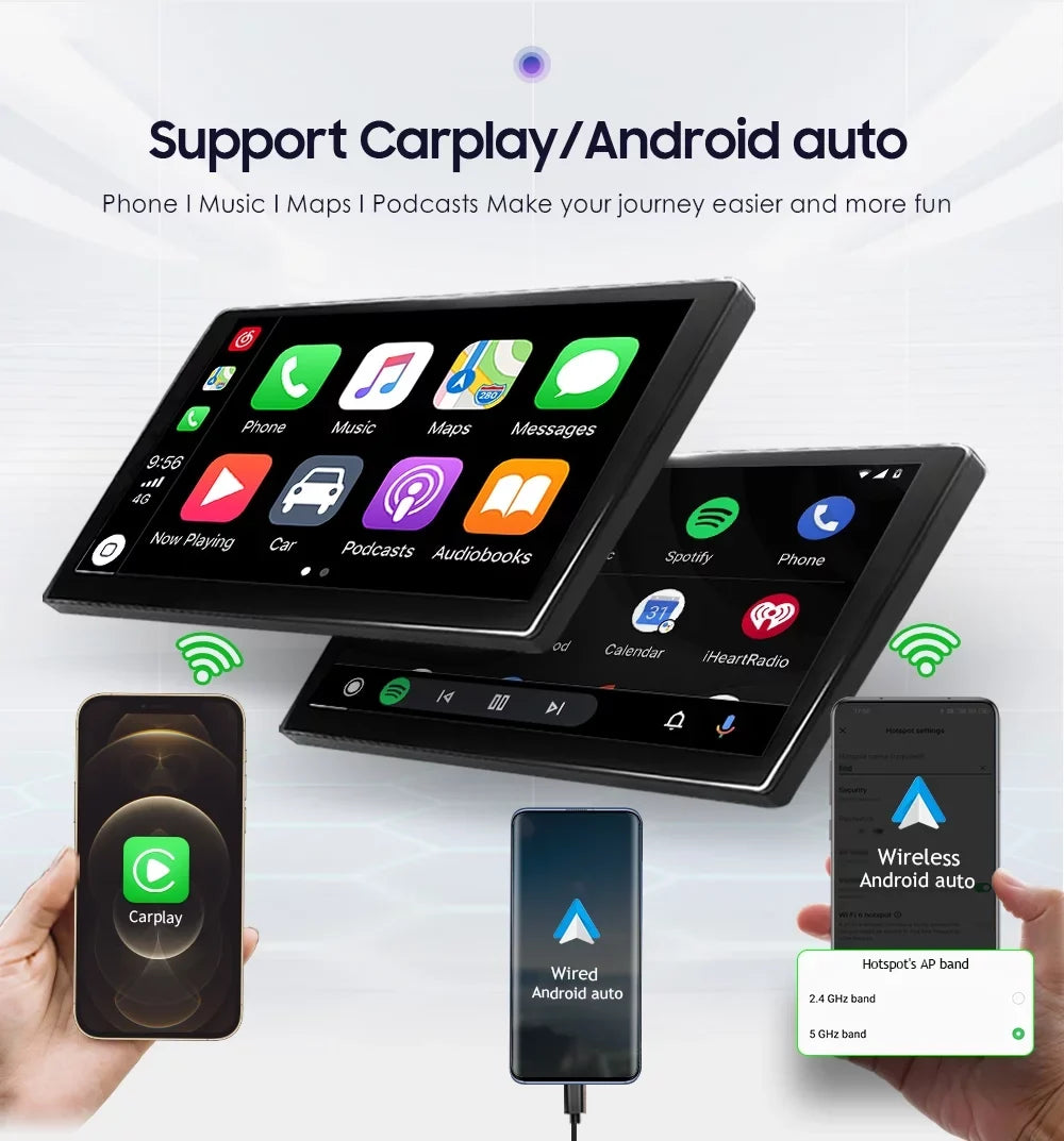 For Ford Focus 2012 2013 2014 2015 2016 2017 Android 12.0 Wifi 2+32GB Car Stereo Radio Head Unit  Navigation  Carplay Player