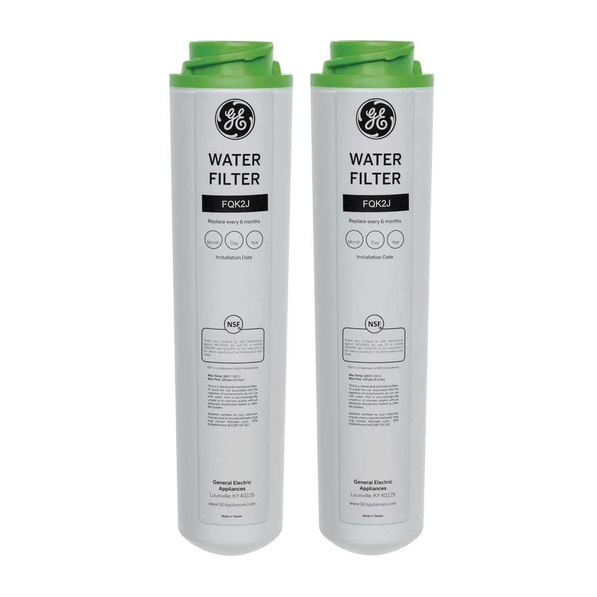 FQK2J Dual Flow Drinking Water Replacement Filter Set