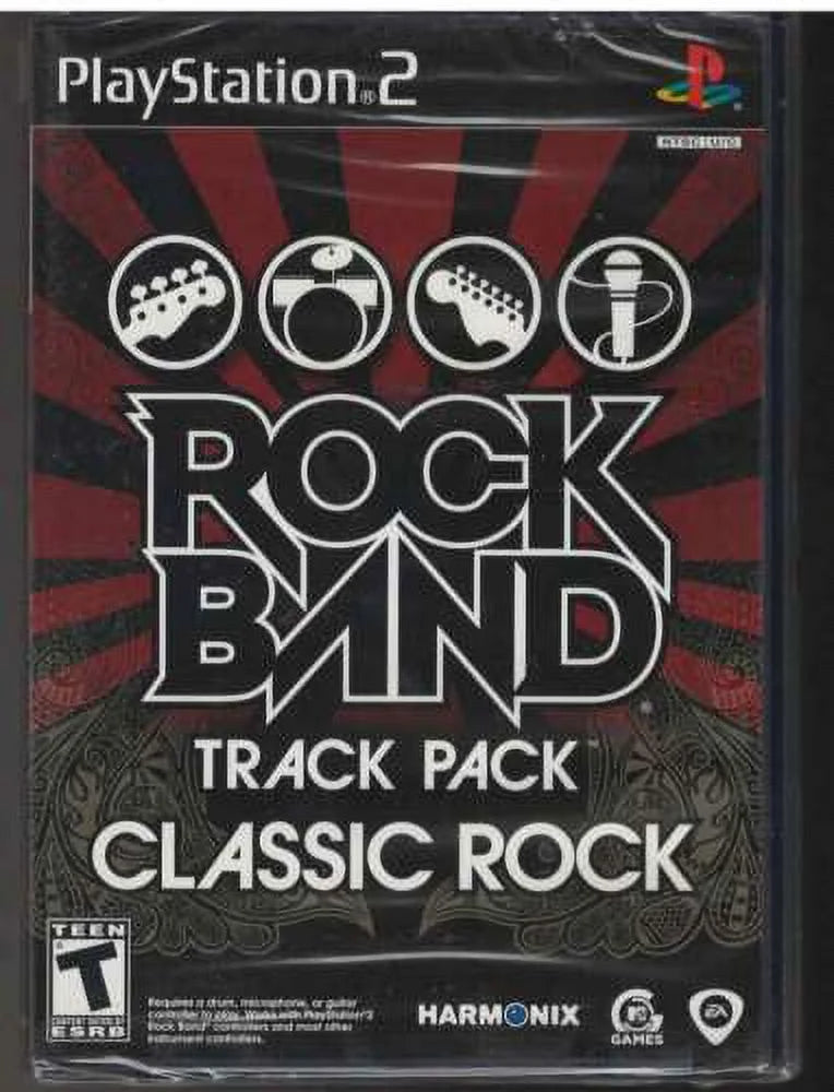 Rock Band Track Pack: Classic Rock PS2 (Brand New Factory Sealed  Version)
