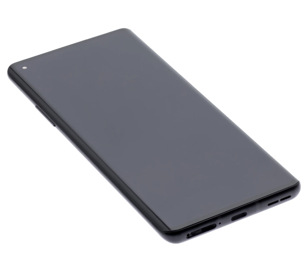 Replacement  Assembly With Frame Compatible For OnePlus 8 / 5G (Non-Verizon 5G  Frame) (Refurbished) (Onyx Black)