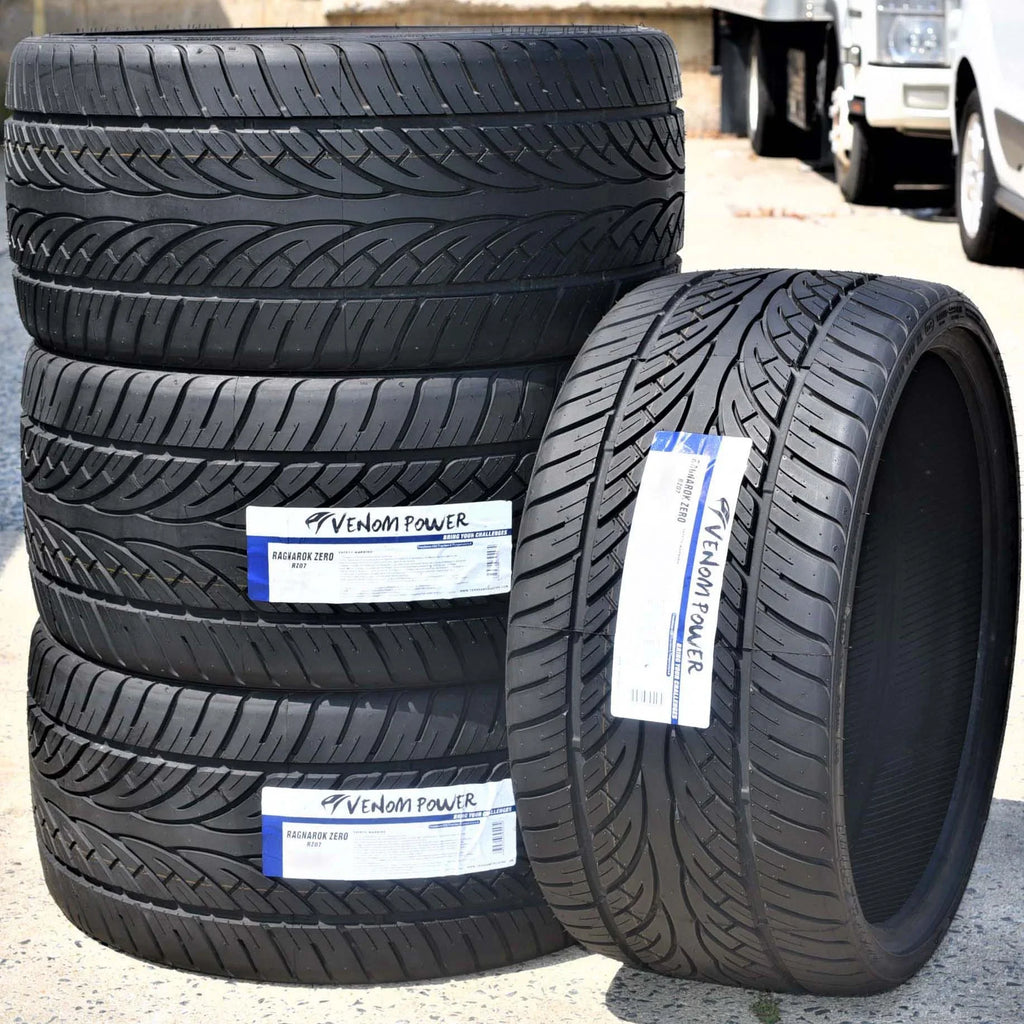 Pair of 2 () Venom Power Ragnarok Zero 255/30R20  92W  A/S Performance Tire Fits: 2016-23 Audi  Quattro Base