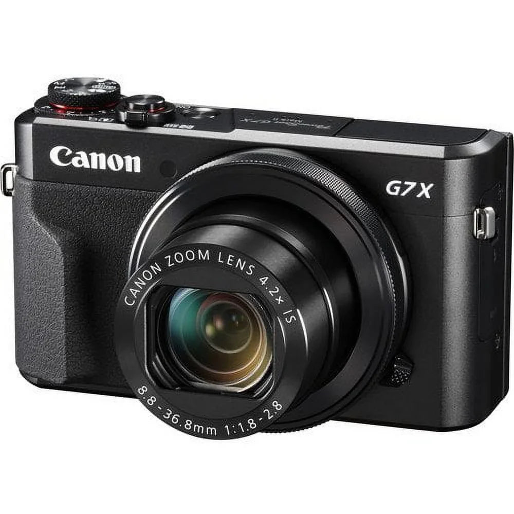 Canon PowerShot G7 X Mark  Digital Camera + 32GB Pixi-Basic Accessory Bundle-International Verision