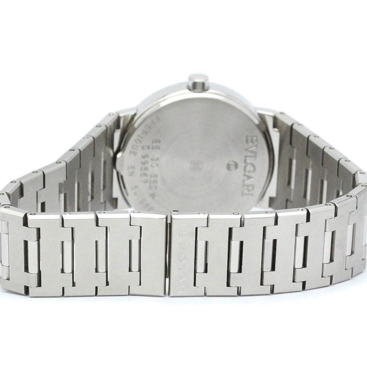 Pre-Owned Polished  Bvlgari Bvlgari Steel Quartz Unisex Watch BB30SSD BF565431 (Good)