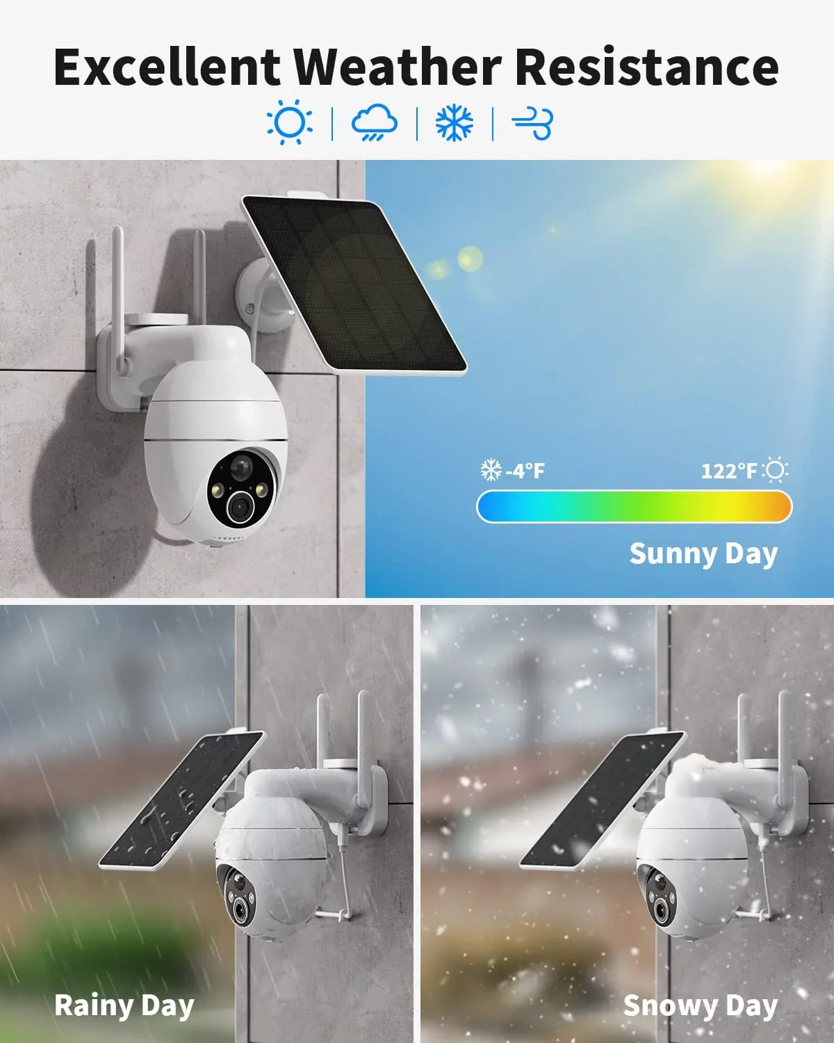 2K Security Cameras Wireless Outdoor with Ultra  Spotlight Color Night Vision, Solar Security Camera Outdoor with  Detection, Pan Tilt, 4X Digital Zoom, 2.4GHZ Wi-Fi, IP65 Waterproof