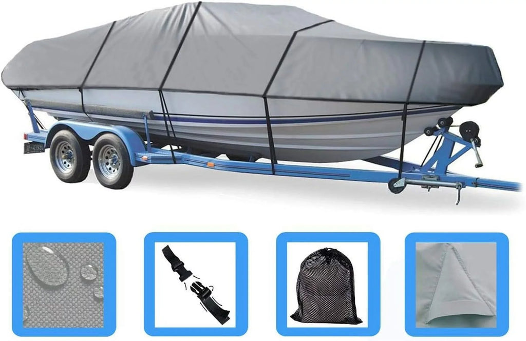 Boat Cover Compatible For   Challenger 180 2005 2006 2007 2008 2009 2010 Heavy-Duty