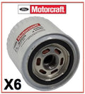 6  Engine Oil Filters Genuine  Motorcraft Replace  # FL1820S