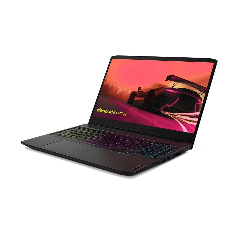 Lenovo IdeaPad 3 Gaming Laptop, 15.6" 120Hz  Display,  Ryzen 7 5800H Upto 4.4GHz, 8GB , 512GB NVMe ,  GeForce  3060, , Wi-Fi, Bluetooth, Windows 11 Home (82K200URUS)