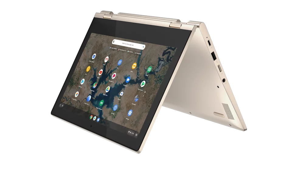 Used Lenovo 82BB0008US IdeaPad Flex 3  11IGL05 11.6"  Touchscreen Laptop Celeron N4020 1.1GHz Intel  Graphics 600 4GB  64GB  Almond Chrome