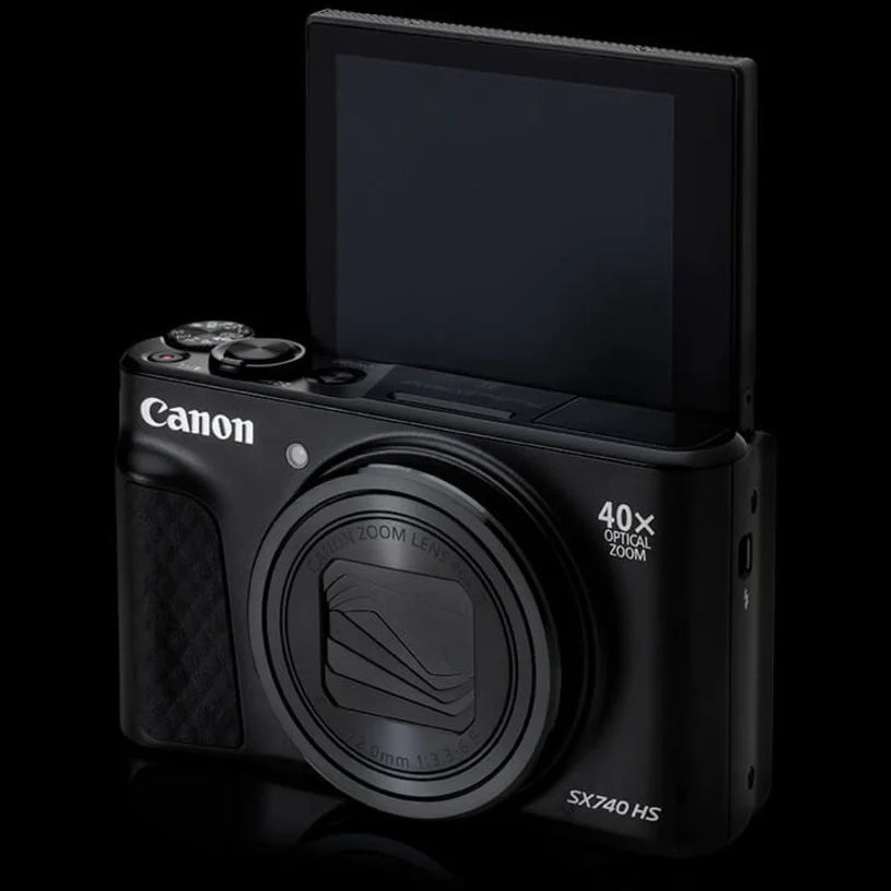 Canon PowerShot SX740  20.3 Megapixel Compact Camera, Black