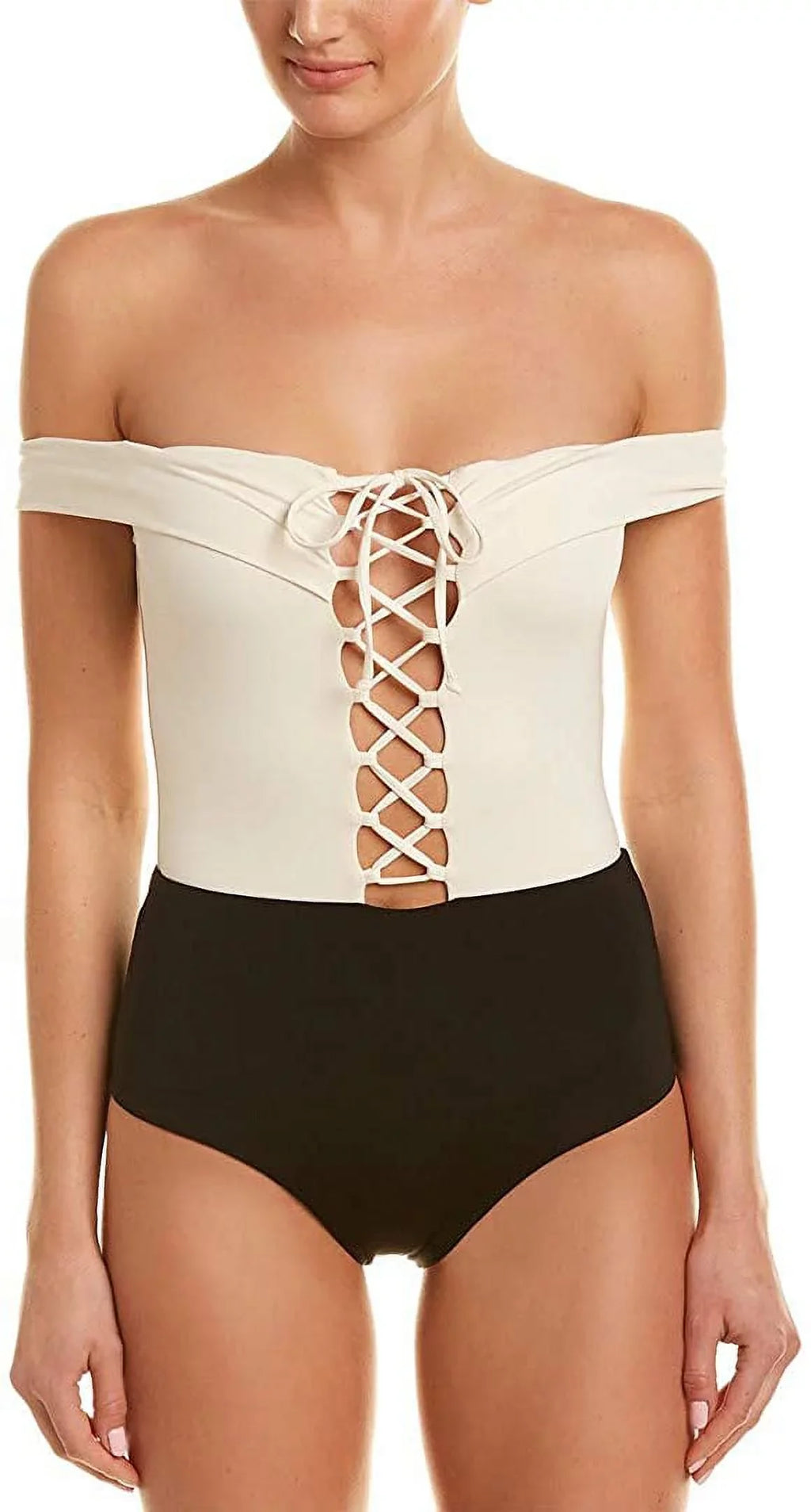 L*Space // Off-the-Shoulder One Piece Swimsuit,  8