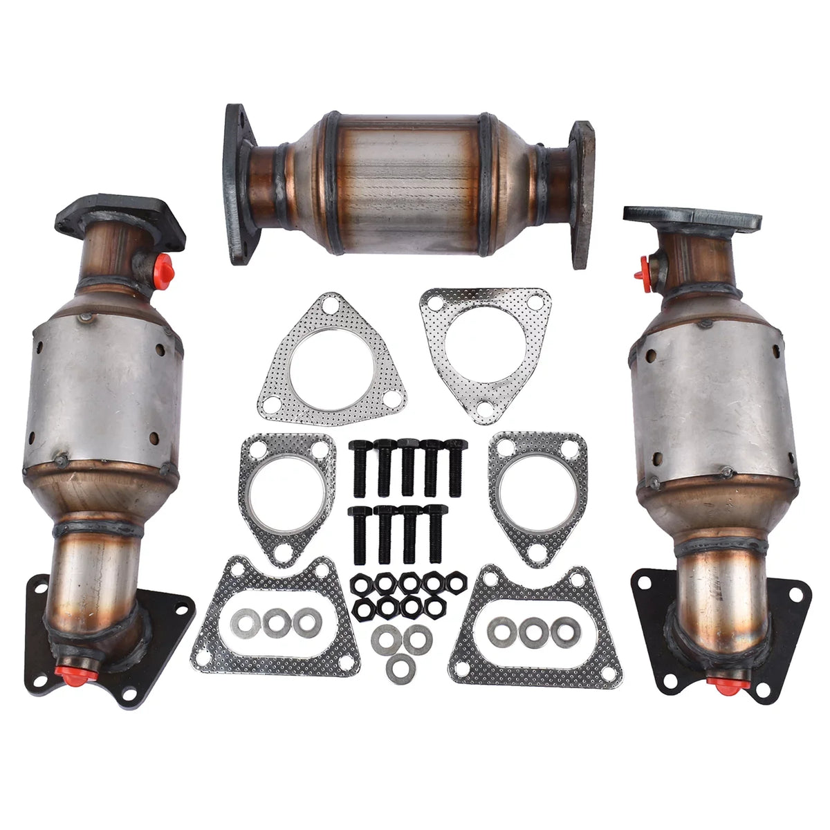 Catalytic Converters Set Replacement for 2005-2008 Honda Pilot 3.5L 45106-45107-45108