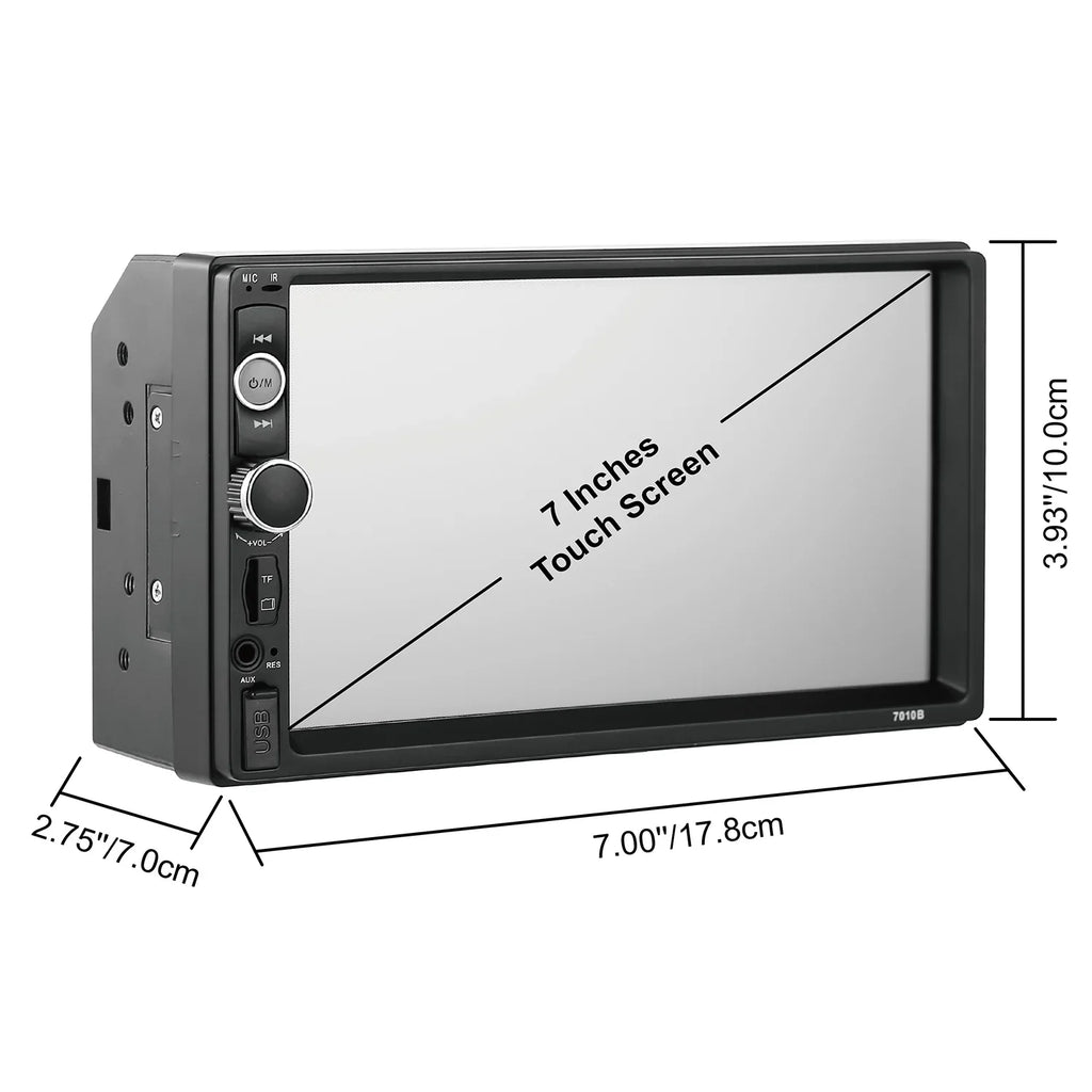 New 7" Car MP5 Radio, iMounTEK  Touch Screen Car Multimedia Player,     Input, with Backup Camera