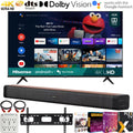 Hisense 65A6G 65 Inch A6G Series 4K  Smart  with Dolby Vision  (2021) Bundle with Deco Home 60W 2.0 Ch Soundbar + 37"-70"  Wall Mount + Premiere Movies Streaming + 6-Outlet Surge Adapter