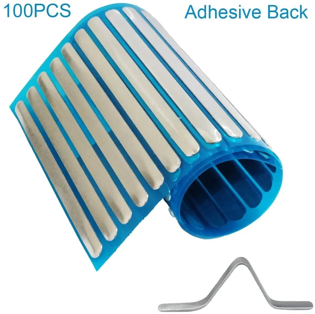 Aluminum Strips Nose Wire Metal Nose Bridge Nose Bridge 90MM Nose Bridge Bracket  Wire Adhesive Back for Sewing Crafts (120PCS)
