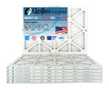 Glasfloss 18x25x1 -  10 -Qty:6 - Furnace Air Filter - Made in  (Actual Size: 17.5 x 24.5x7/8 inch)