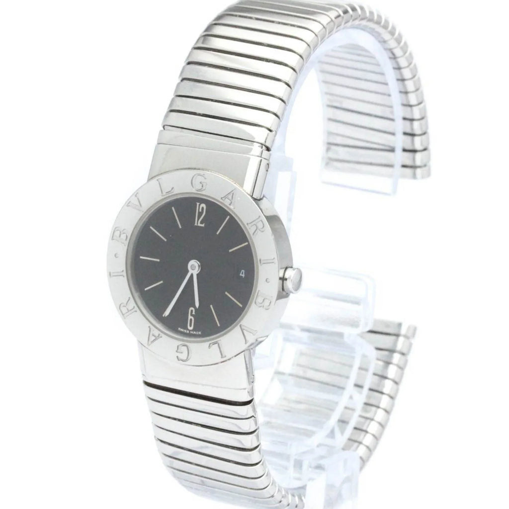 Pre-Owned Polished  Tubogas Stainless Steel Quartz Ladies Watch BB26 2TS BF563995 (Good)