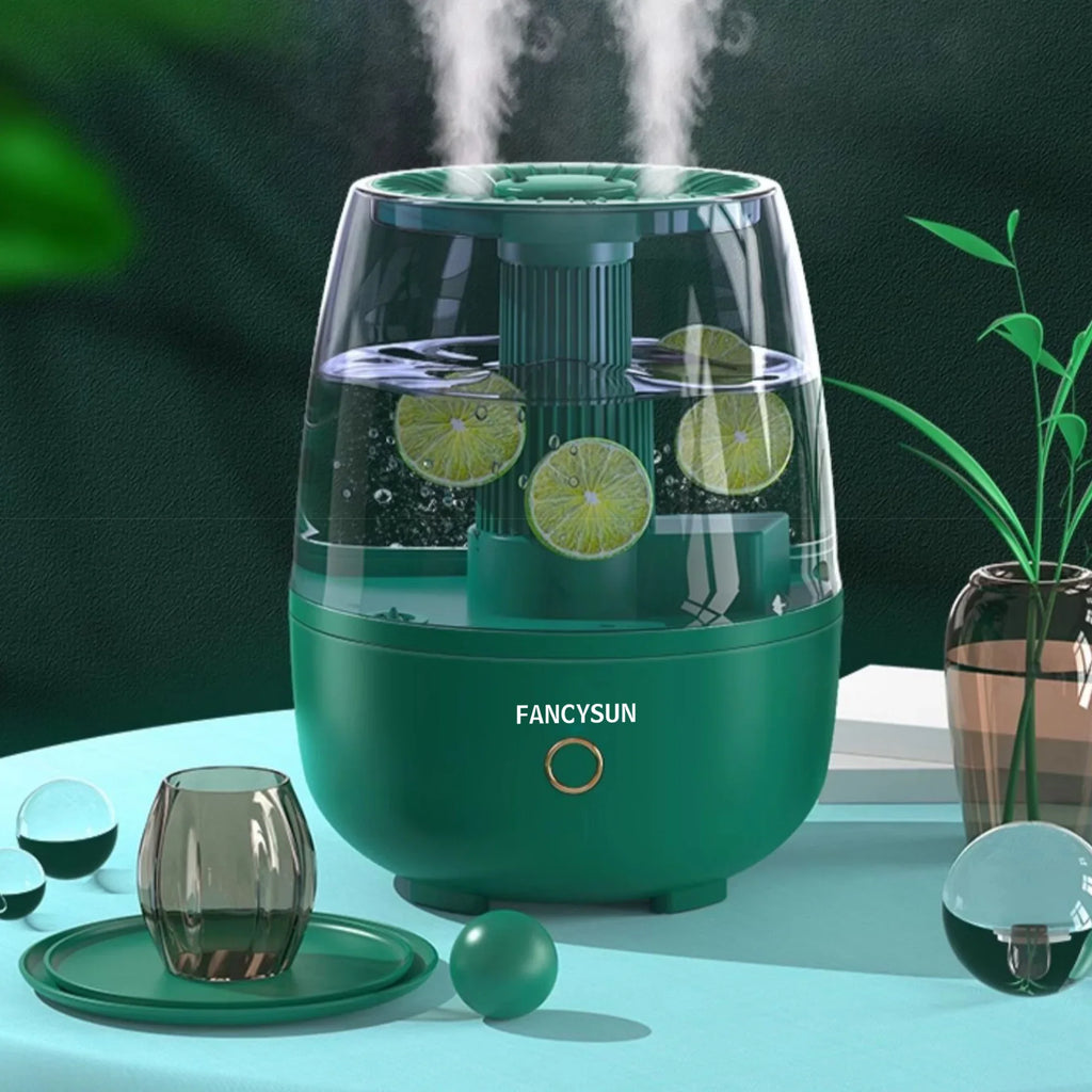 Humidifiers for Bedroom, Cool Mist Humidifier for Home Plant and Baby Nursery, Quiet Ultrasonic Humidifier with 360° Nozzle,Filterless