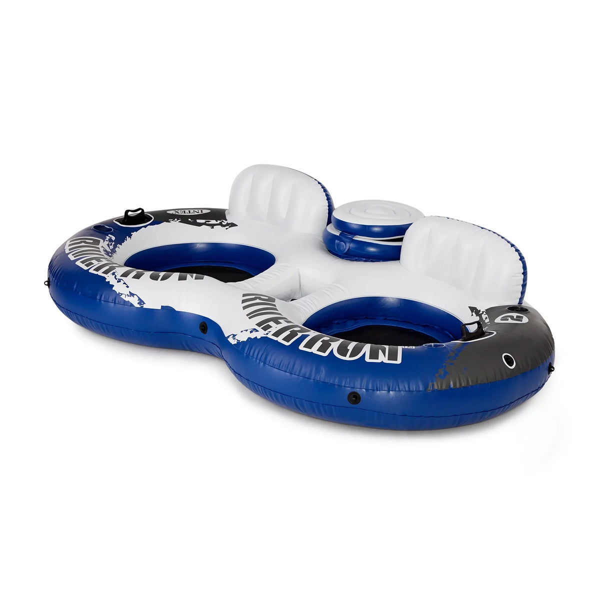 Intex River Run  Inflatable 2 Person Pool Tube Float w/ Cooler (18 Pack)