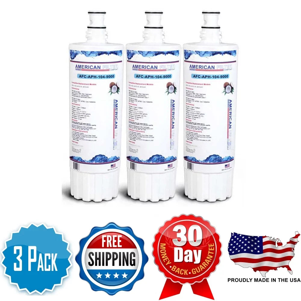 Brand , Water Filters , Model # --104-9000 , Compatible with ® HF20 - 3 Pack - Made in U.S.A.