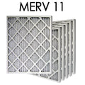 16x16x2  11 Pleated Air Filter 6PK | 15.5x15.5x1.75 - Actual Size