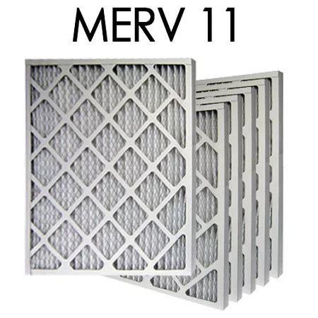16x16x2  11 Pleated Air Filter 6PK | 15.5x15.5x1.75 - Actual Size