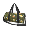 Green Daisies Bees Travel Duffle Bag, Sports Tote Gym Bag Weekenders Bags for Women Men