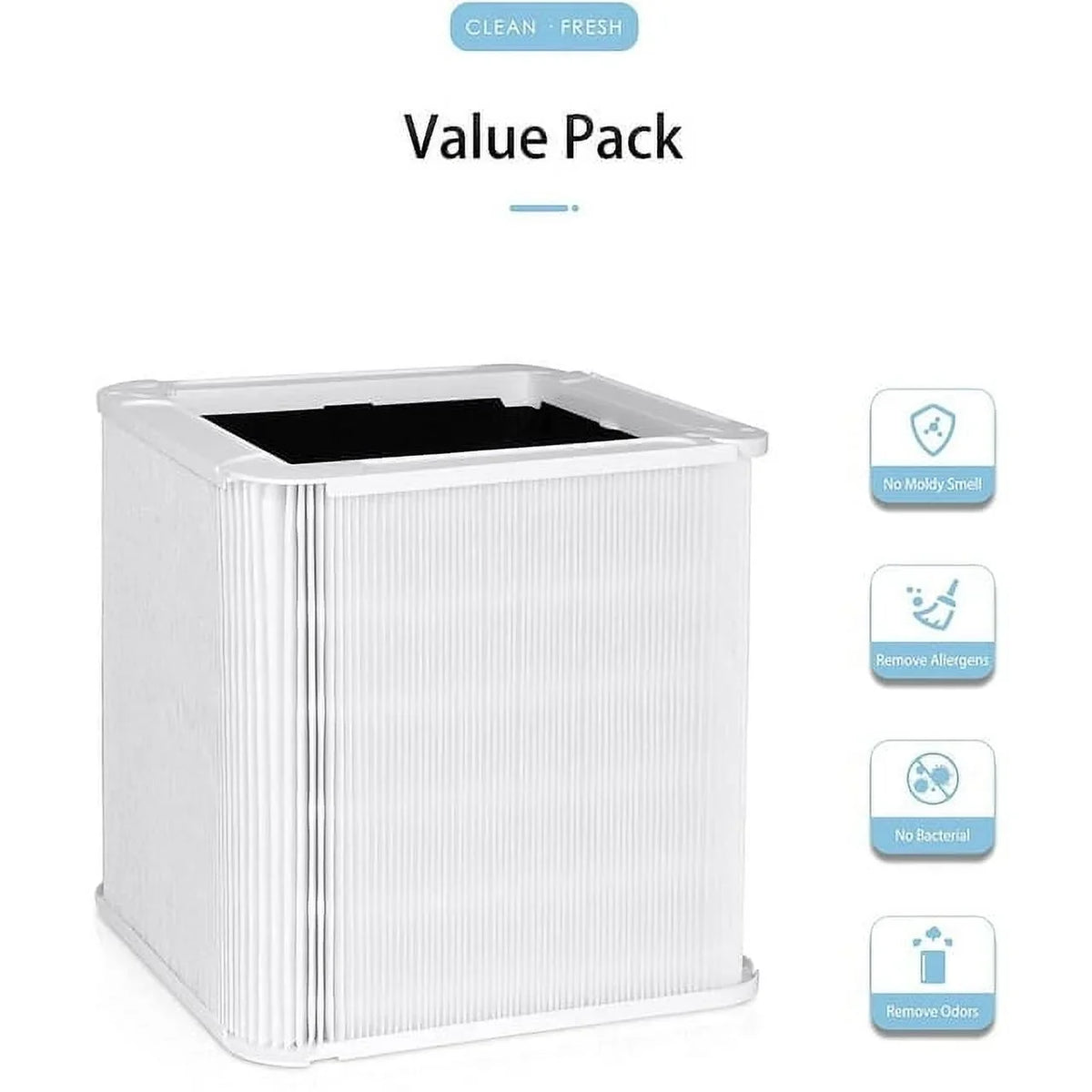 211+  Replacement Filter for Blue Pure 211+ Air Purifier (Non-Auto), Foldable Activated Carbon Filter
