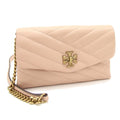 Pre-Owned Tory Burch Shoulder Kira Chevron Chain 64068 Beige Leather Women's   (Good)