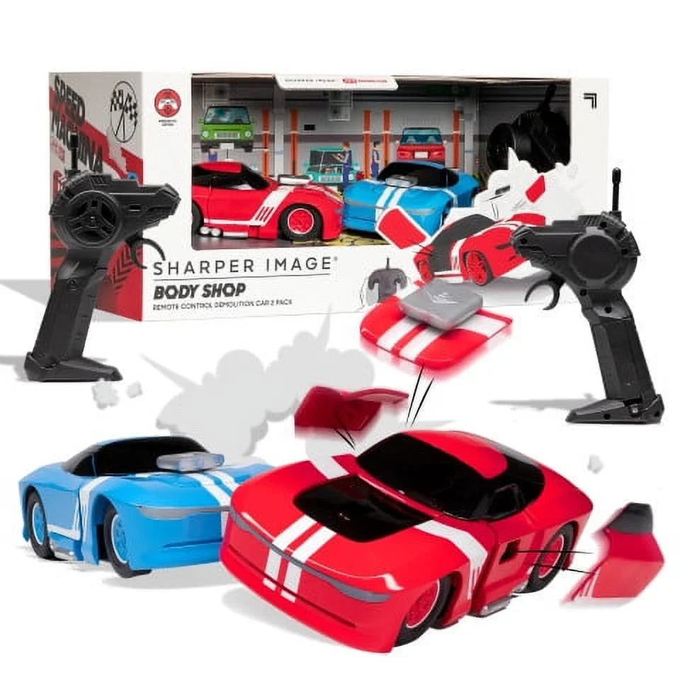 Sharper Image® Body Shop Remote Control Demolition Car 2 Pack - Blue/Red