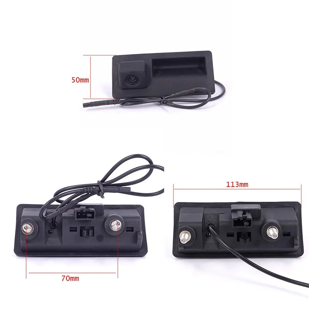 Car Trunk Handle Camera Rear View  Camera for Audi A4 A5 S5 Q3 Q5 for  Pat Tiguan Golf Pat Touran Jetta