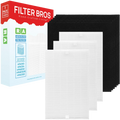 Filter Bros -R3 -A300 Compatible With Honeywell Air Purifier Filter Kit includes 3  R and 6 A Charcoal Pre-Filters Replacement for  090, 100, 200, 300, and 3000, 5000 Series Machines