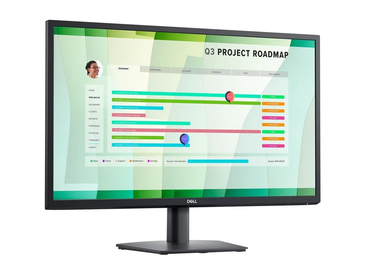 Dell 27" 60 Hz    Monitor 8 ms (gray-to-gray normal); 5 ms (gray-to-gray fast) 1920 x 1080 D-Sub,  Flat Panel E2723HN