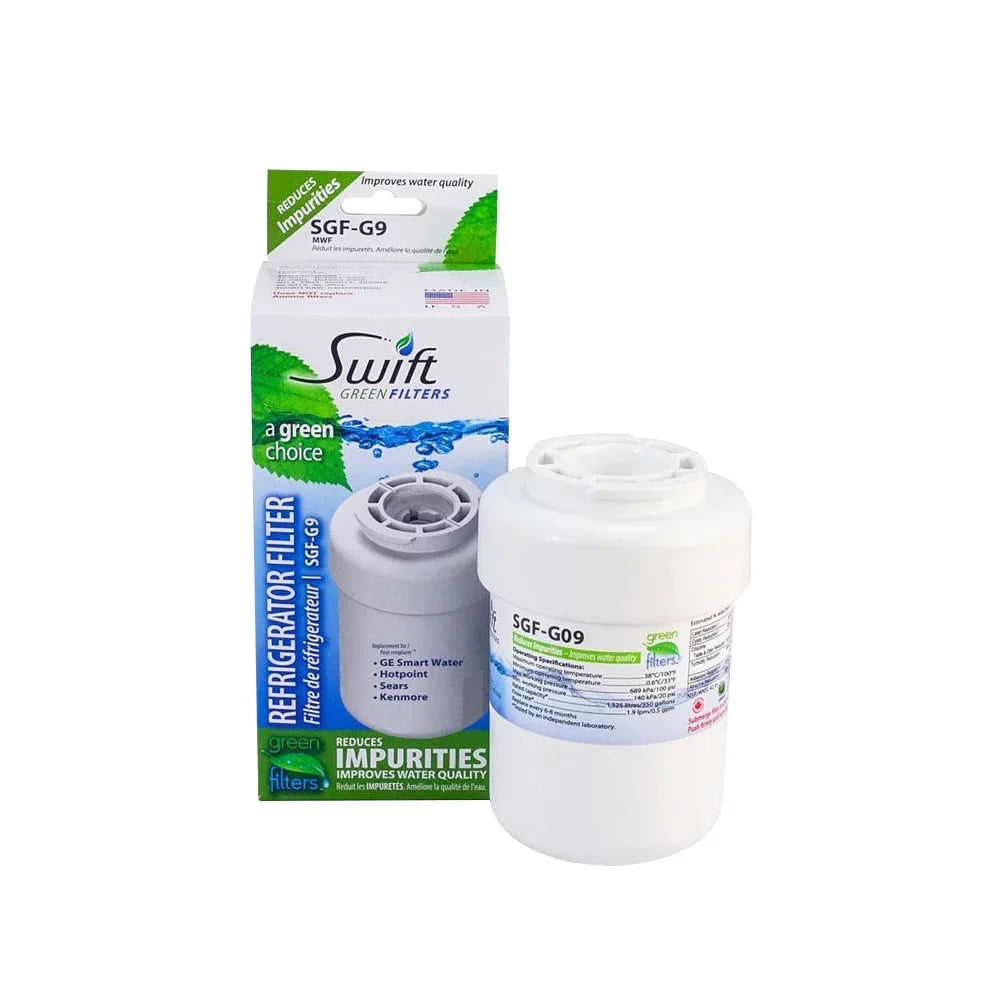 Swift Green Filters -G9/ Refrigerator Water Filter, 3-3/16" Dia x 5" L