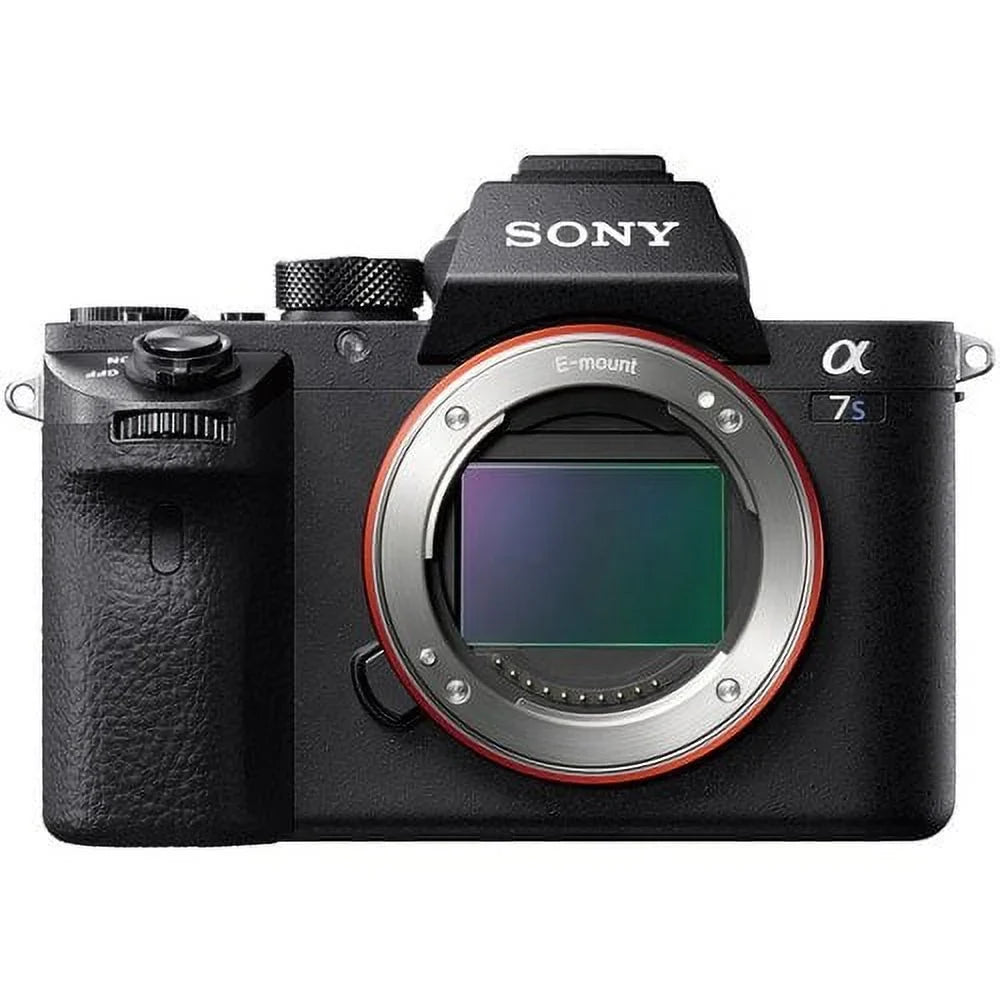 Sony Alpha a7S  Mirrorless Camera ILCE7SM2/B With Sony  24-70mm Lens, Soft Bag, Additional Battery, 64GB Memory Card, Card Reader , Plus Essential Accessories